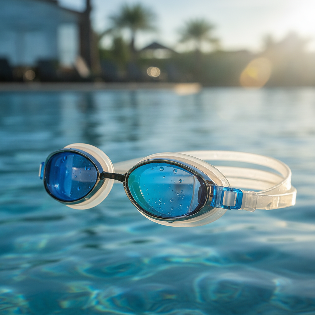 AquaPro Anti-fog Sprint Blue Goggles
